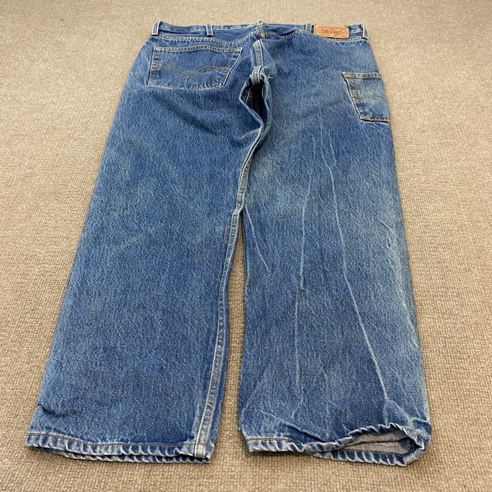 Vintage Levis 501 XX Jeans Mens Fits 38x28 Blue Asymmetrical Pocket Denim 2000s
